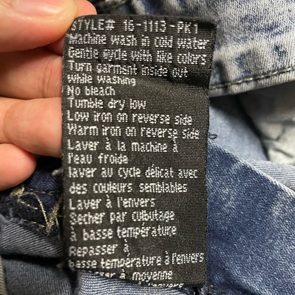 Seductions SIRENS acid wash jeans (straight leg) PRICE DROP‼️$20 - Picture 10 of 11